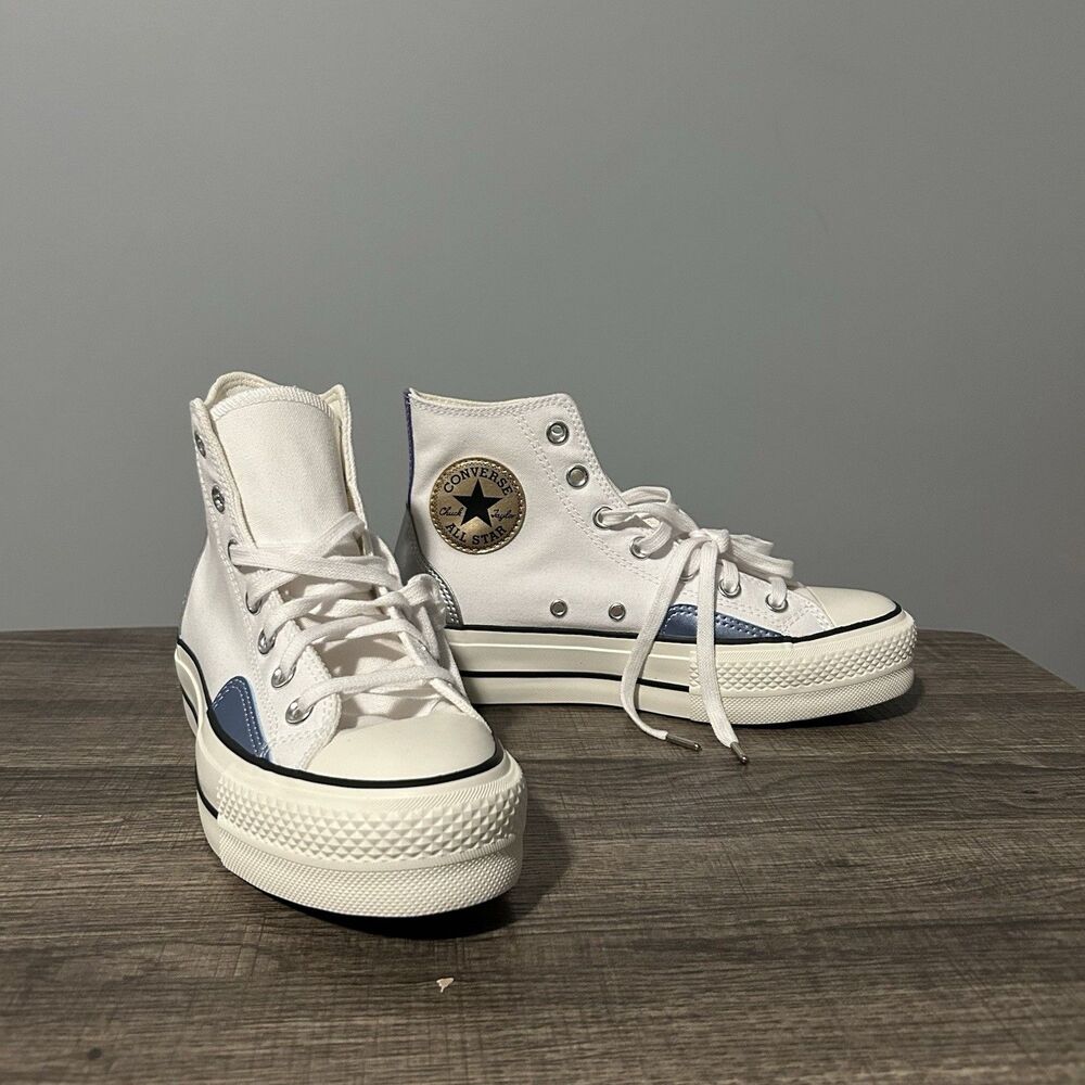 Women Converse Chuck Taylor All Star Shoes Size 7 White High Top